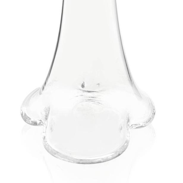  Alegre Glass Fil Ayağı Dekoratif Cam Vazo - Şeffaf - 60 cm