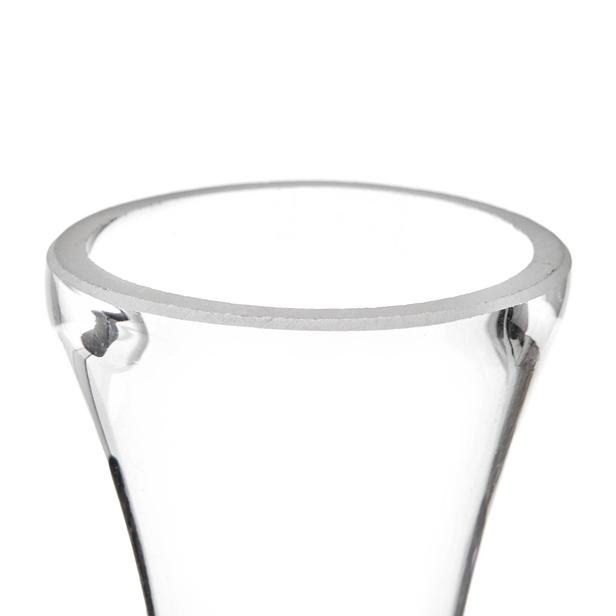  Alegre Glass Fil Ayağı Dekoratif Cam Vazo - Şeffaf - 40 cm