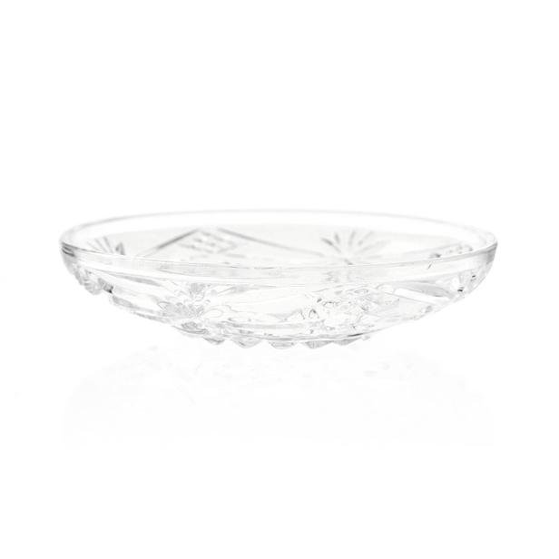  Alegre Glass Spiral Çay Tabağı - Şeffaf - 10 cm