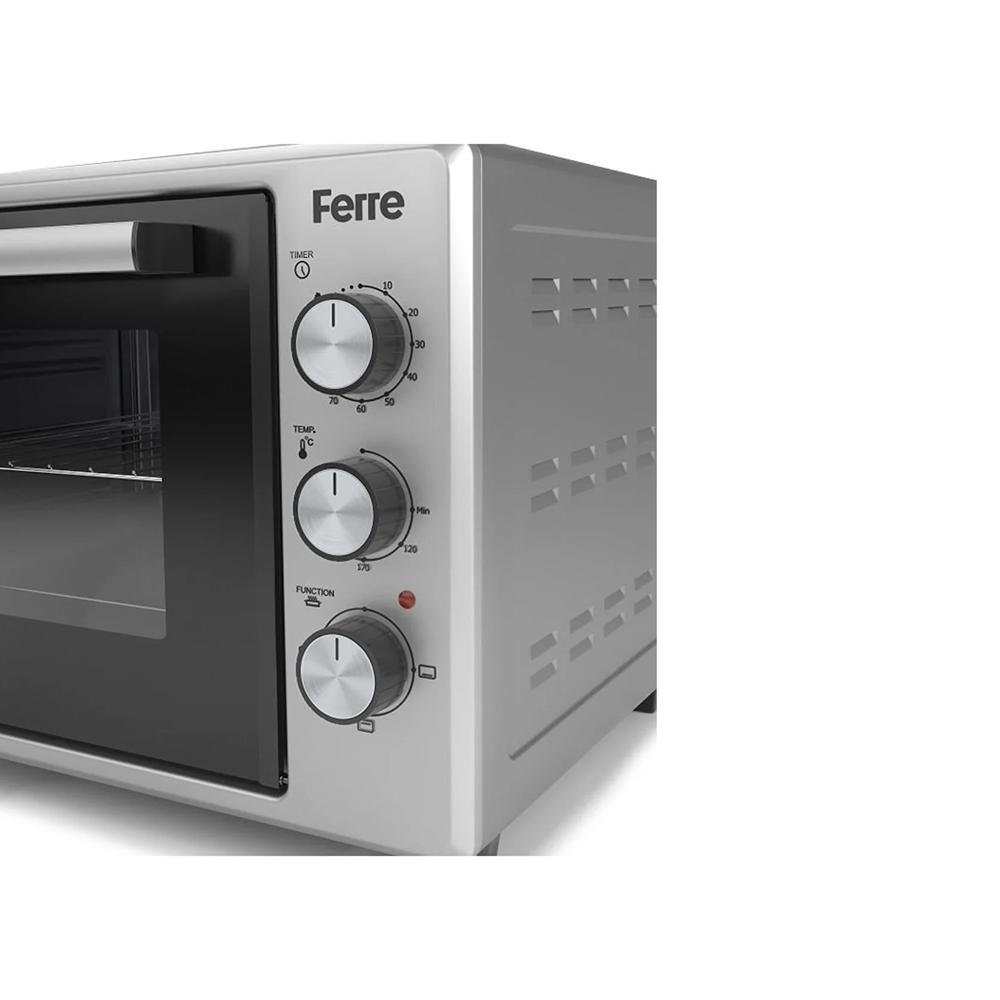 Ferre 35-300-M Mini Fırın - Gri - 650 Watt_2