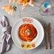  Tulu Porselen Spaghetti Makarna Tabağı - Renkli - 27 cm