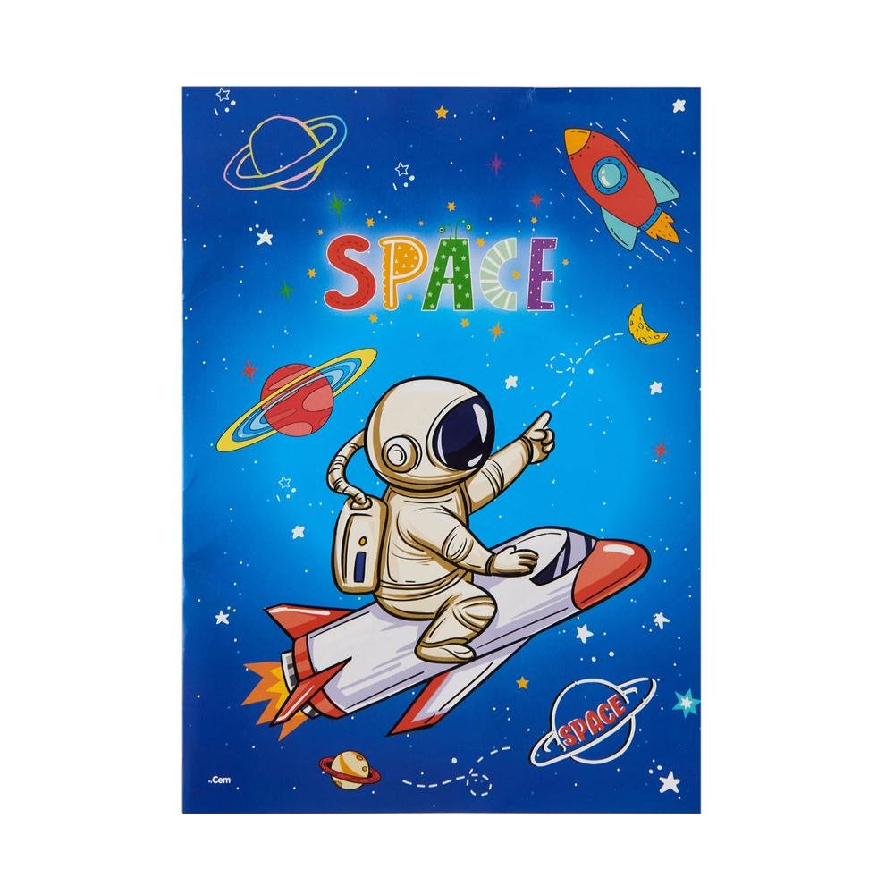  Dolphin Spc-386 Pastel Boyalı Uzay Boyama Seti - Mavi