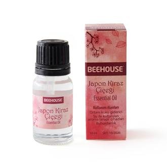 BeeHouse Japon Kiraz Çiçeği Esansiyel Buhurdanlık Yağı - Pembe - 10 ml