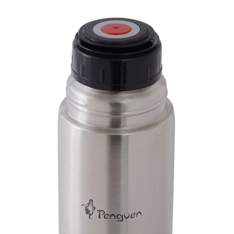  Penguen Çelik Termos - Inox - 1 lt