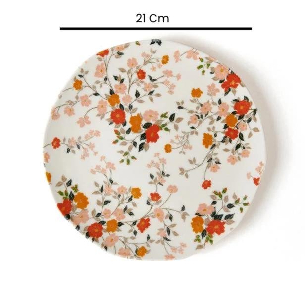  Tulu Porselen Autumna Pasta Tabağı - 21 cm