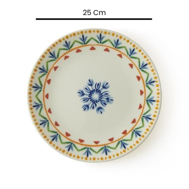  Tulu Porselen Elegant Servis Tabağı - 25 cm