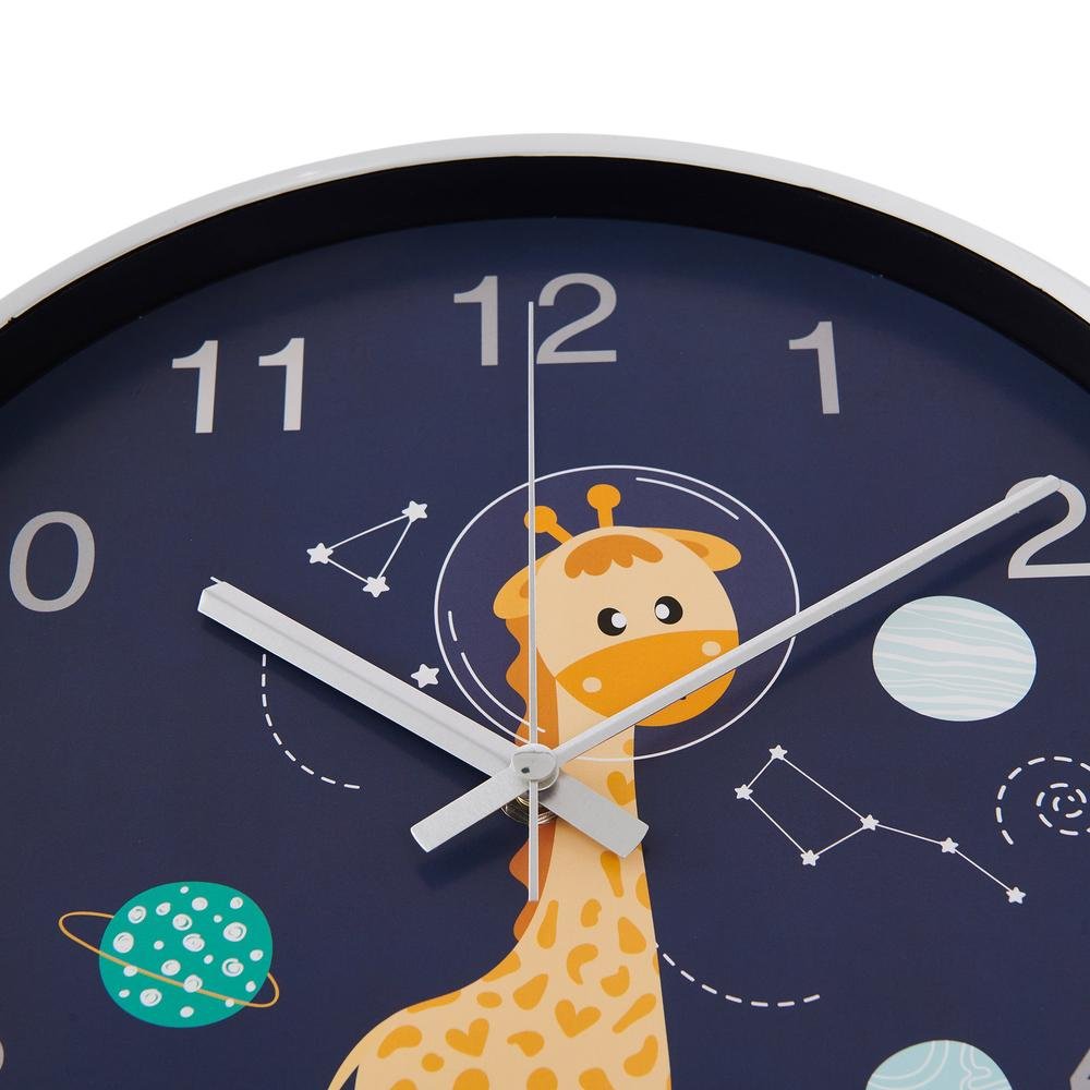 Klik Zürafalı Çocuk Odası Saati - Renkli - 30 cm_2