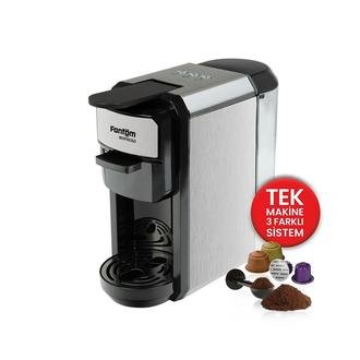 Fantom KS1450 Mixpresso Kahve ve Espresso Makinesi- Siyah - 1450 Watt