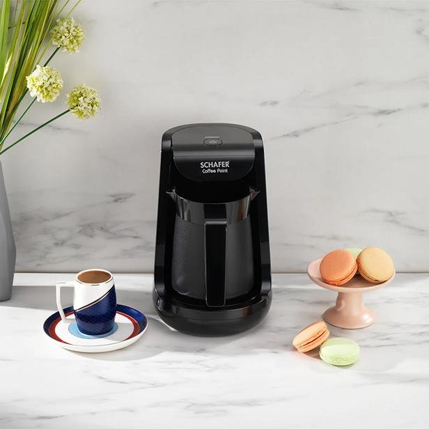  Schafer Coffee Point Türk Kahve Makinesi - Siyah - 500 Watt