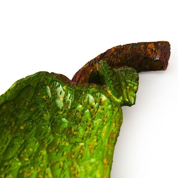  Q-Art Olivia Dekoratif Armut Tabak - Yeşil - 18x9x2 cm
