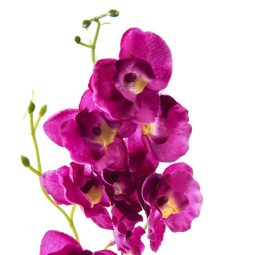  KPM Seramik Saksılı Yapay Orkide - Asorti - 11x8x39 cm