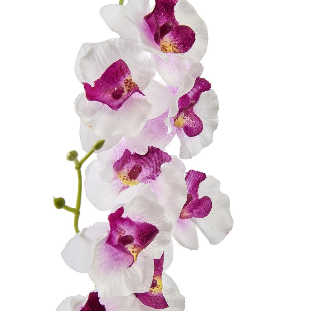  KPM Seramik Saksılı Yapay Orkide - Asorti - 11x8x39 cm