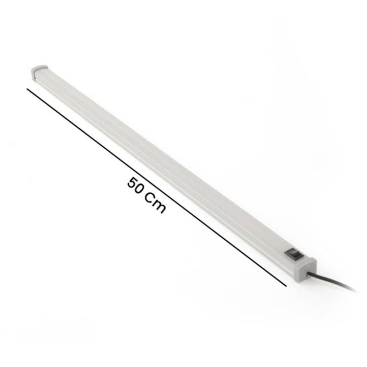  Fluled Led Profil Dolap İçi Tezgah Altı Led Profil Aydınlatma 12W 600Lm - Gün Işığı