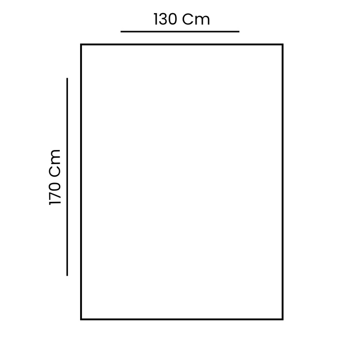  Buca Yün Kazayağı Desenli Koltuk Örtüsü - Mavi - 130x170 cm