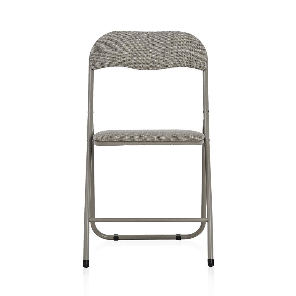  KPM Katlanır Minderli Metal Sandalye - Bej