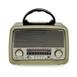  Mikado MDR-99 Usb-TF Destekli Bluetooth FM/AM/SW 3 Band Klasik Radyo - Kahverengi - 19x9,5x22 cm