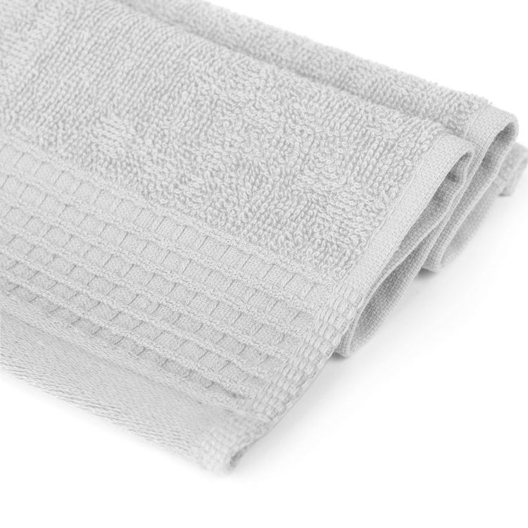  Nuvomon Vionel 2'li Havlu Seti - Gri - 30x30 cm