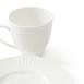  Kütahya Porselen Bone Ilay 6'lı Kahve Fincanı Takımı - Beyaz - 100 ml