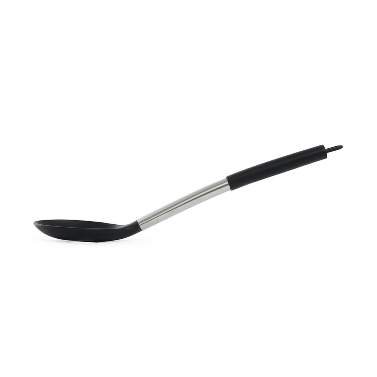  Perotti Delikli Servis Kaşığı - Siyah - 32 cm
