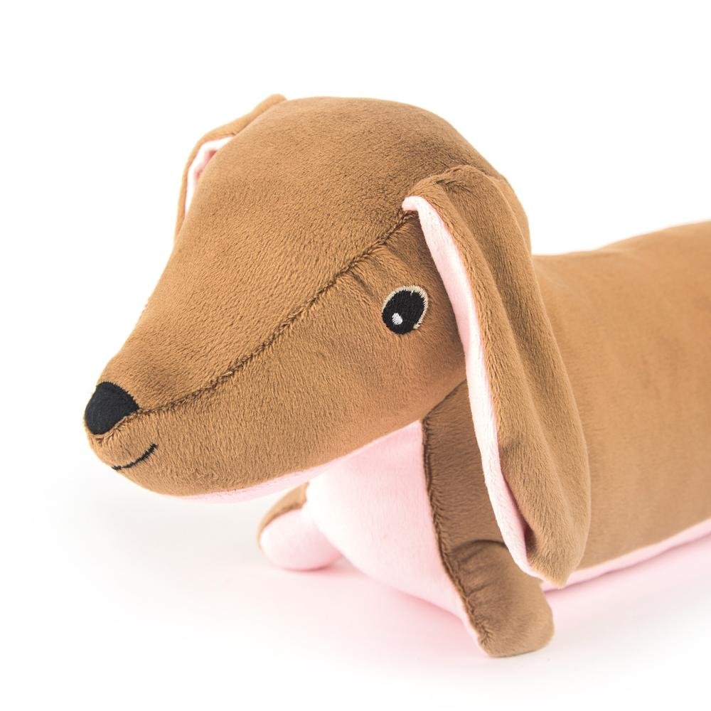  Evidea Soft Köpek Figürlü Yastık - Kahverengi - 38x15 cm