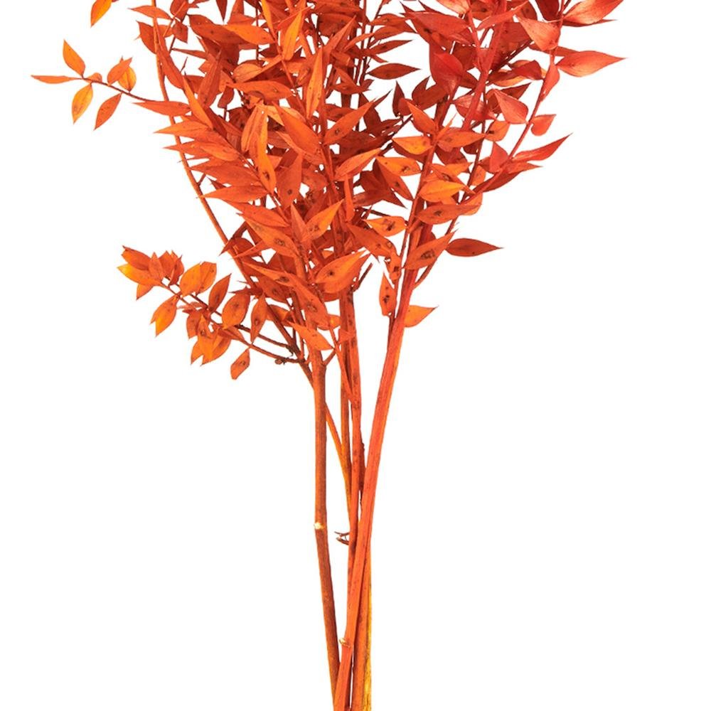  Evidea Deco Ruscus Yapay Çiçek - Turuncu - 50x20 cm