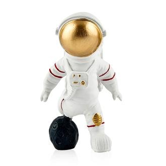 Evidea Deco Mini Oyuncu Astronot Dekoratif Obje - Beyaz - 14x10x8 cm