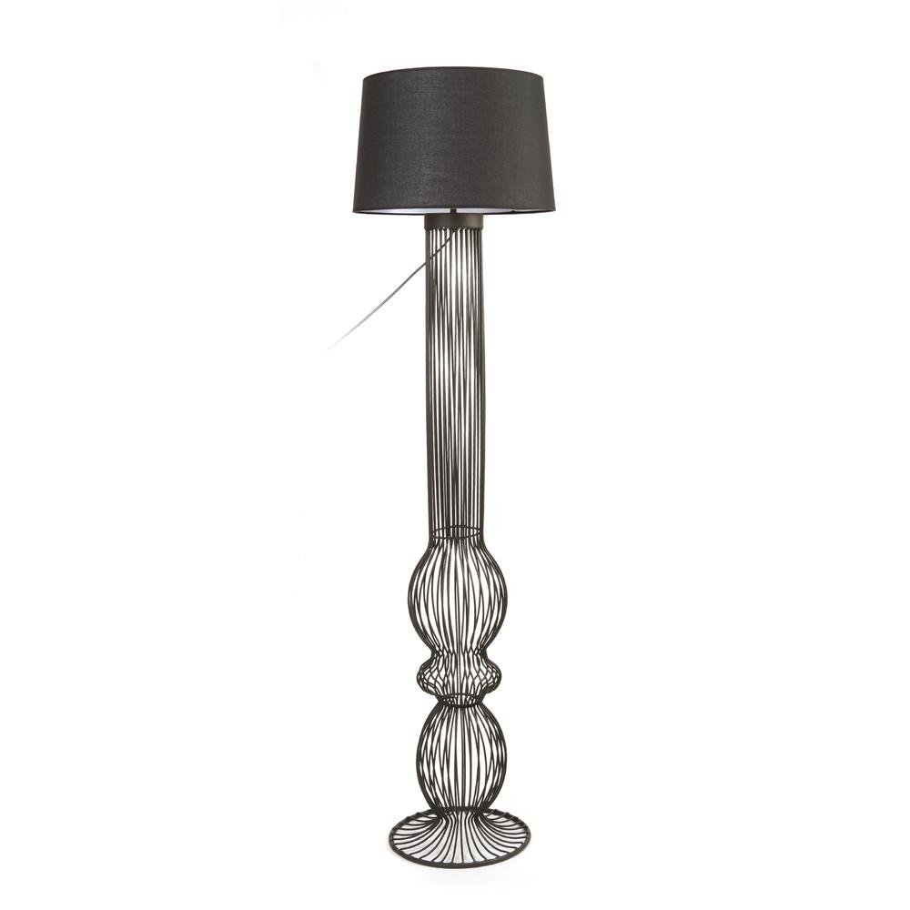 Evidea Lighting Deniz Metal Lambader - Siyah - 170 cm