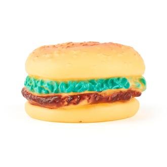 Petlove Sesli Hamburger Kedi Oyuncağı - Renkli - 8 cm