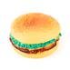  Petlove Sesli Hamburger Kedi Oyuncağı - Renkli - 8 cm