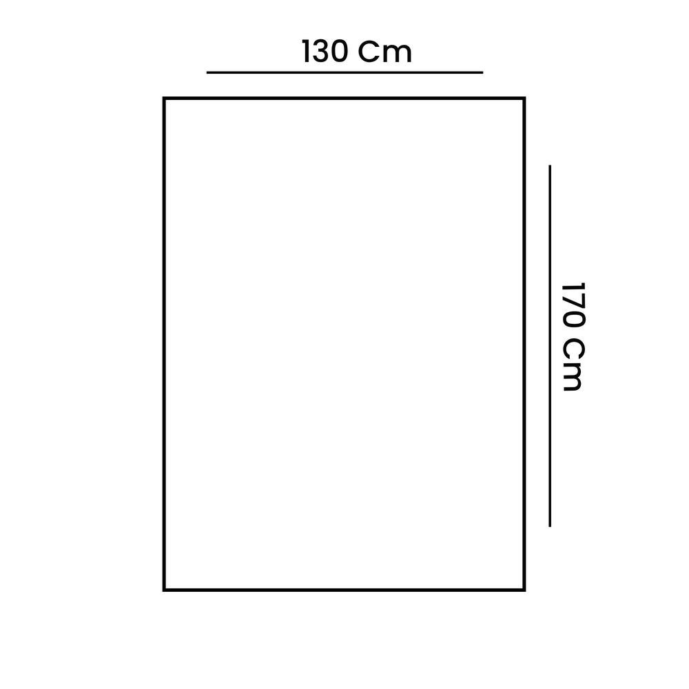  Buca Yün Kazayağı Koltuk Şalı - Siyah - 130x170 cm