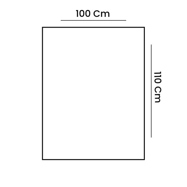  Nuvomon Müslin Koltuk Şalı - Ekru - 100x110 cm