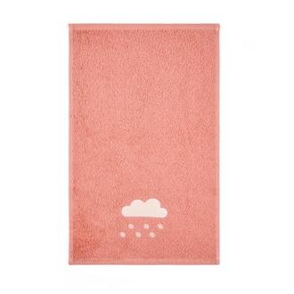 Evidea Soft Bulut Desenli Çocuk Havlusu - Yavruağzı - 30x50 cm