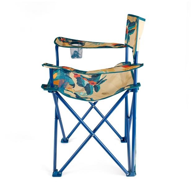  Bestchoice Çiçek Desenli Kamp Sandalyesi - Renkli