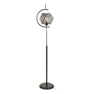 Evidea Lighting Selçuklu Desenli Lambader - Siyah - 163 cm