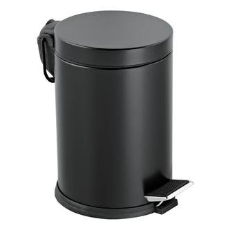 Evidea Bath Pedallı Çöp Kovası - Siyah - 5 lt