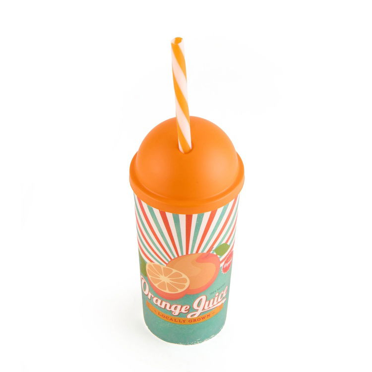  Herevin Pipetli Bardak - Turuncu - 470 ml