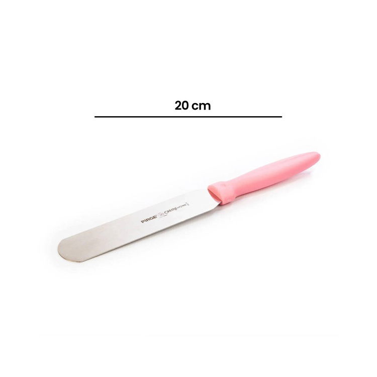  Pirge Creme Home Pasta Paleti - Pembe - 20 cm