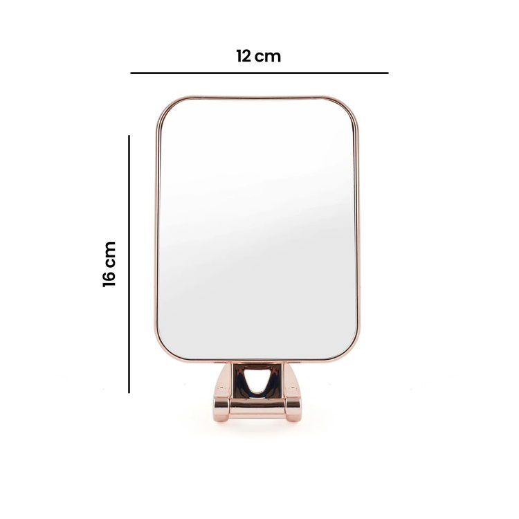  Golden Angel Masaüstü Kare Ayna 2x Yakınlaştırma - Asorti - 16 cm