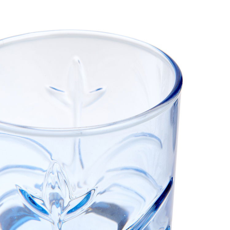  Rakle Tekli Meşrubat Bardağı - Mavi - 285 ml