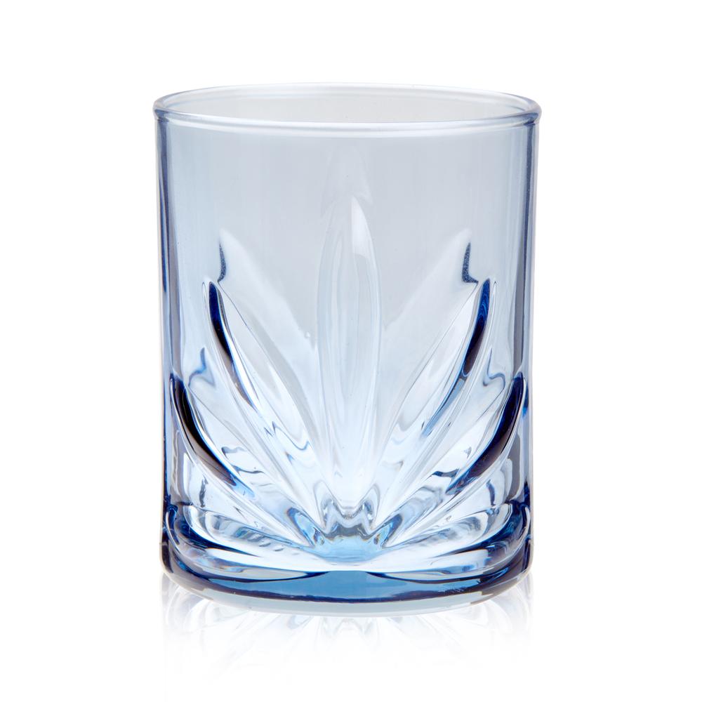  Rakle Tekli Meşrubat Bardağı - Mavi - 195 ml