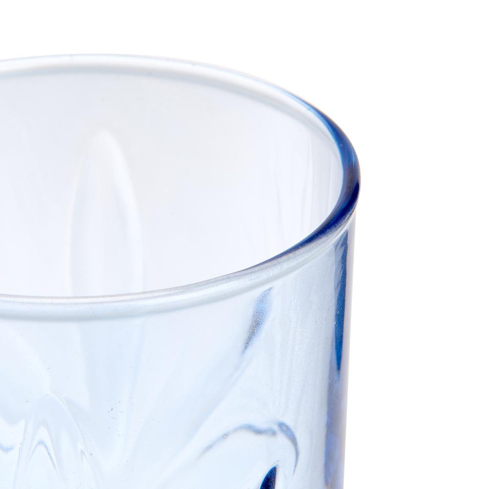  Rakle Tekli Meşrubat Bardağı - Mavi - 195 ml