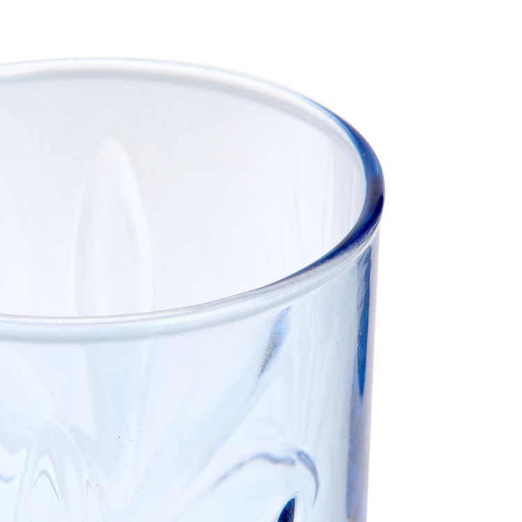  Rakle Tekli Meşrubat Bardağı - Mavi - 195 ml