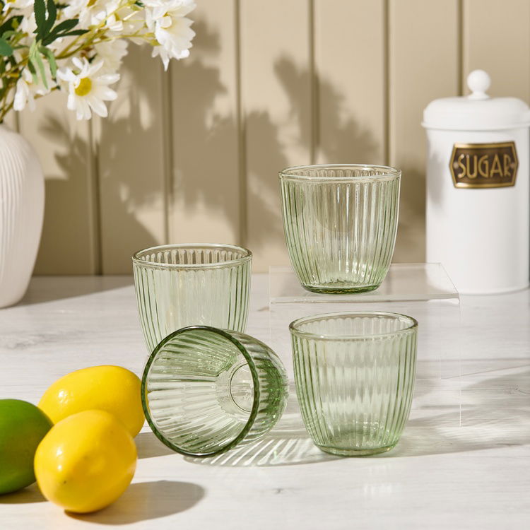  Rakle Splendid 4'lü Meşrubat Bardağı - Yeşil - 290 ml
