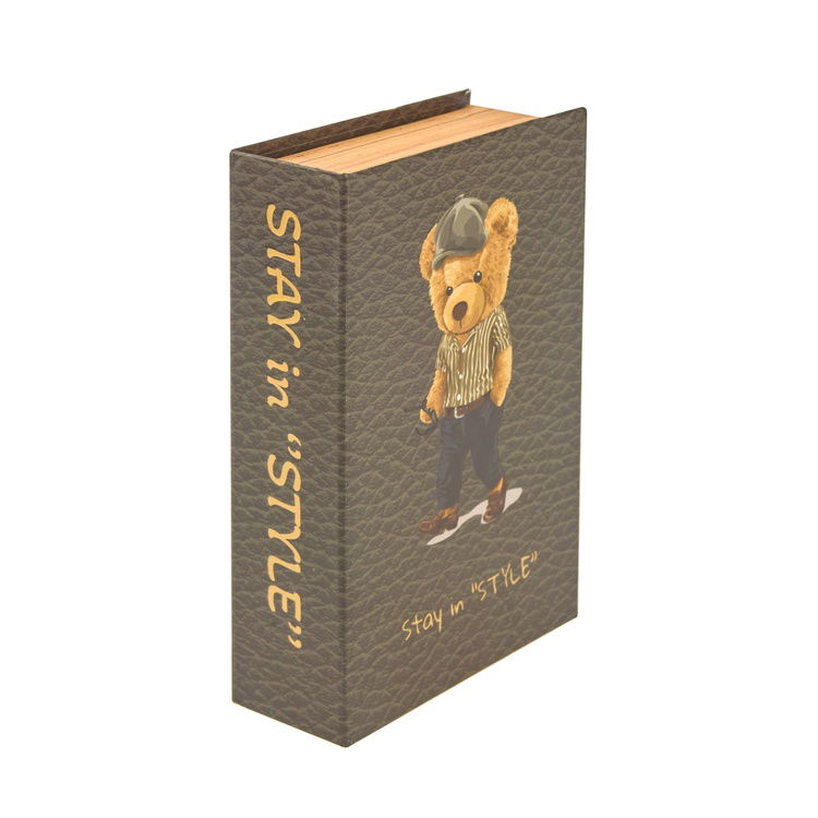  4Nio Stay In Style Mini Kitap Kutu - Antrasit - 15x10 cm