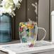  Evidea Kitchen Borosilikat Çiçek Desenli Kupa - Renkli - 350 ml
