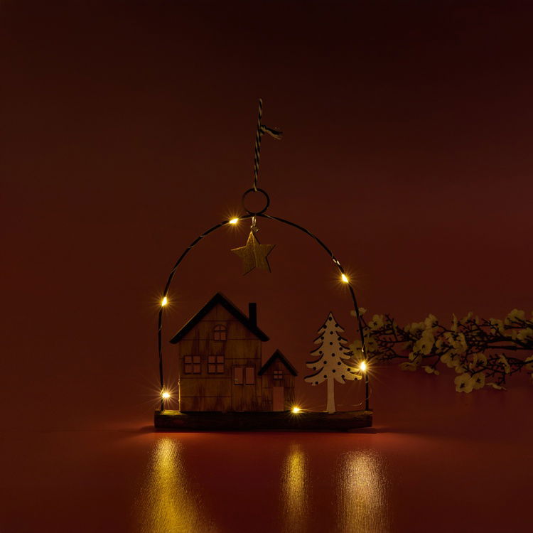  KPM Işıklı Hayal Evi - Asorti - 15 cm