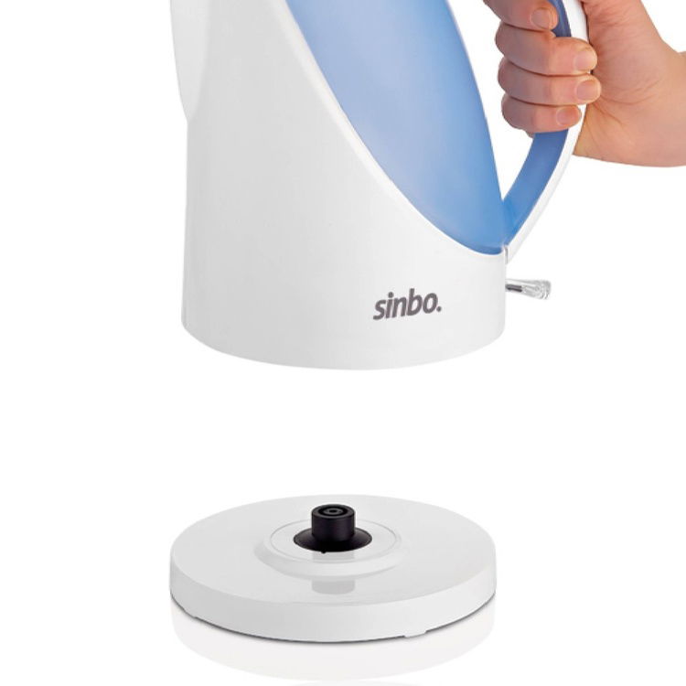  Sinbo SK-7345 Kablosuz Su Isıtıcı - Beyaz / Mavi - 1,7 lt
