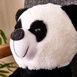  Evidea Soft Panda Figürlü Yastık - Siyah / Beyaz - 35 cm