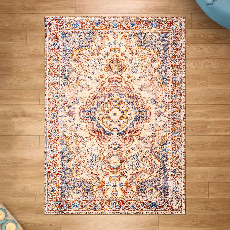  Evidea Soft Krupa Makine Halısı - Bej - 160x230 cm