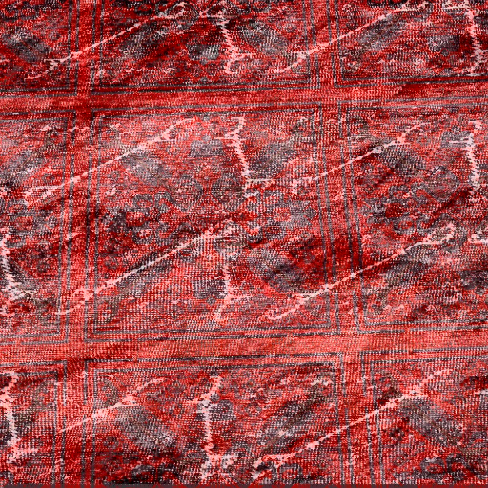  Evidea Soft Farah Makine Halısı - Kırmızı - 160x230 cm